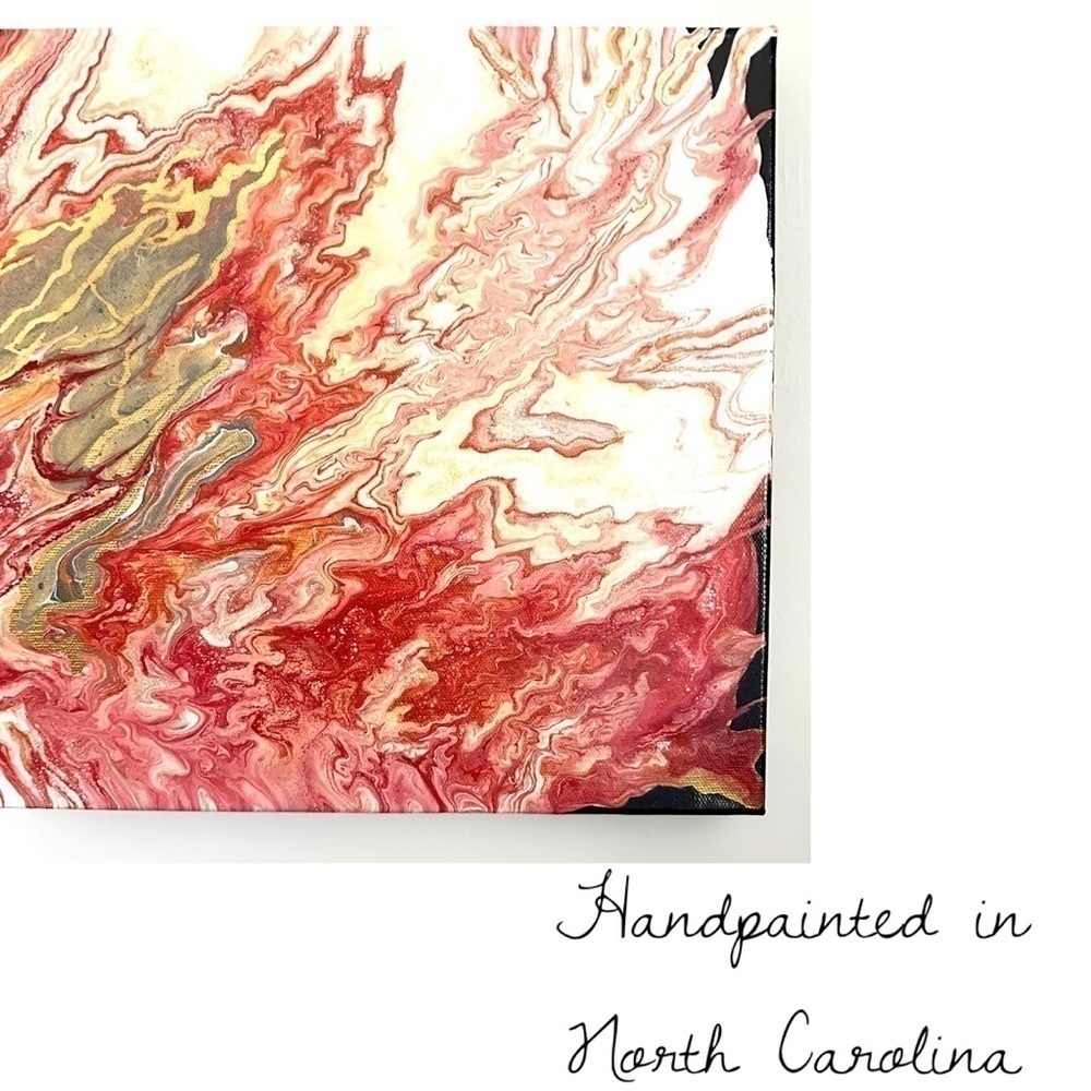𝅺Original Acrylic Painting  Unique Hand Painted Canvas Modern Colorful